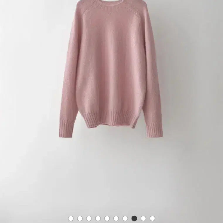 [BUNJANG] Onth Rosy Shaggy Dog Wool Knit Sweater / 온스 로지 브러쉬 쉐기독 니트 울 100