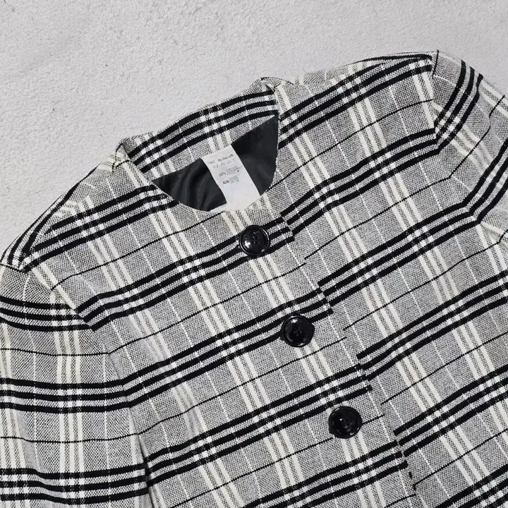 [BUNJANG] Gianfranco Ferre Check Coat / Gianfranco Ferre 지안프랑코 페레 실크 혼방 체크 코트