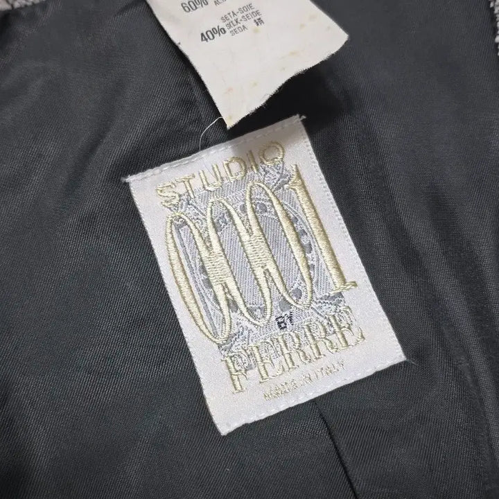 [BUNJANG] Gianfranco Ferre Check Coat / Gianfranco Ferre 지안프랑코 페레 실크 혼방 체크 코트