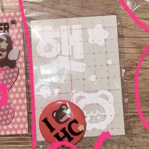 [BUNJANG] NCT Haechan Reflective Sticker + Pin Button / 해찬 다님 반사스티커 + 핀버튼