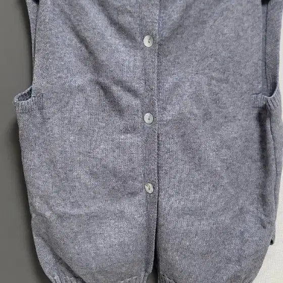 [BUNJANG] Gray Knit Vest / 회색 니트 조끼