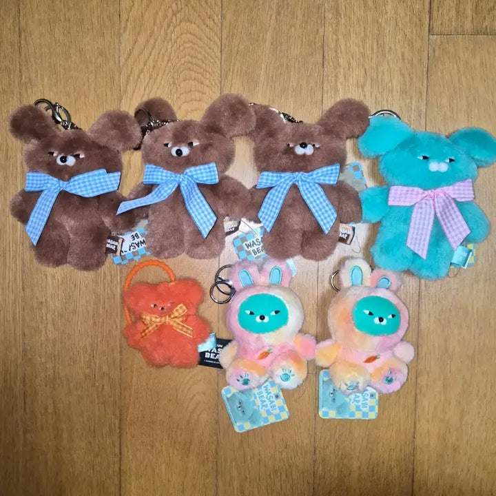 [BUNJANG] Wasabi Bear Plush Keyring / 와사비베어 인형 키링 와사비베어키링