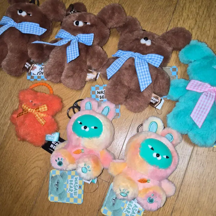 [BUNJANG] Wasabi Bear Plush Keyring / 와사비베어 인형 키링 와사비베어키링