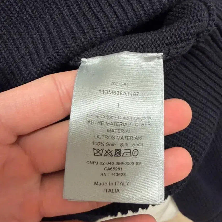 [BUNJANG] Dior Oblique Sweater Insert [L] / 디올 오블리크 스웨터 인서트 [L]