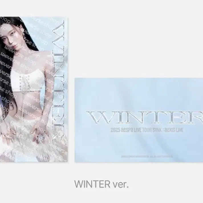 [BUNJANG] Winter Axisline Slogan / 에스파 윈터 슬로건 엑시스라인