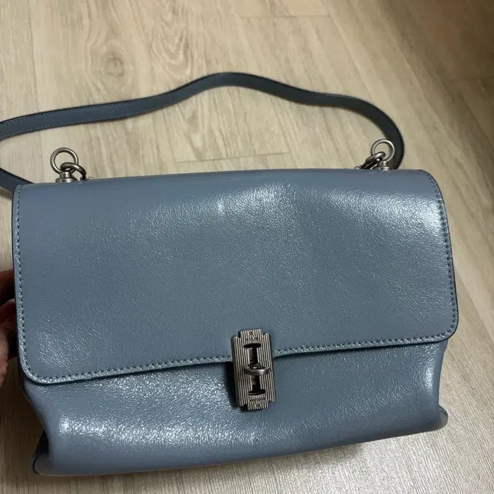 [BUNJANG] Vunque Baguette Shoulder Small Muddy Blue / 분크 바게트 숄더 스몰 머디블루
