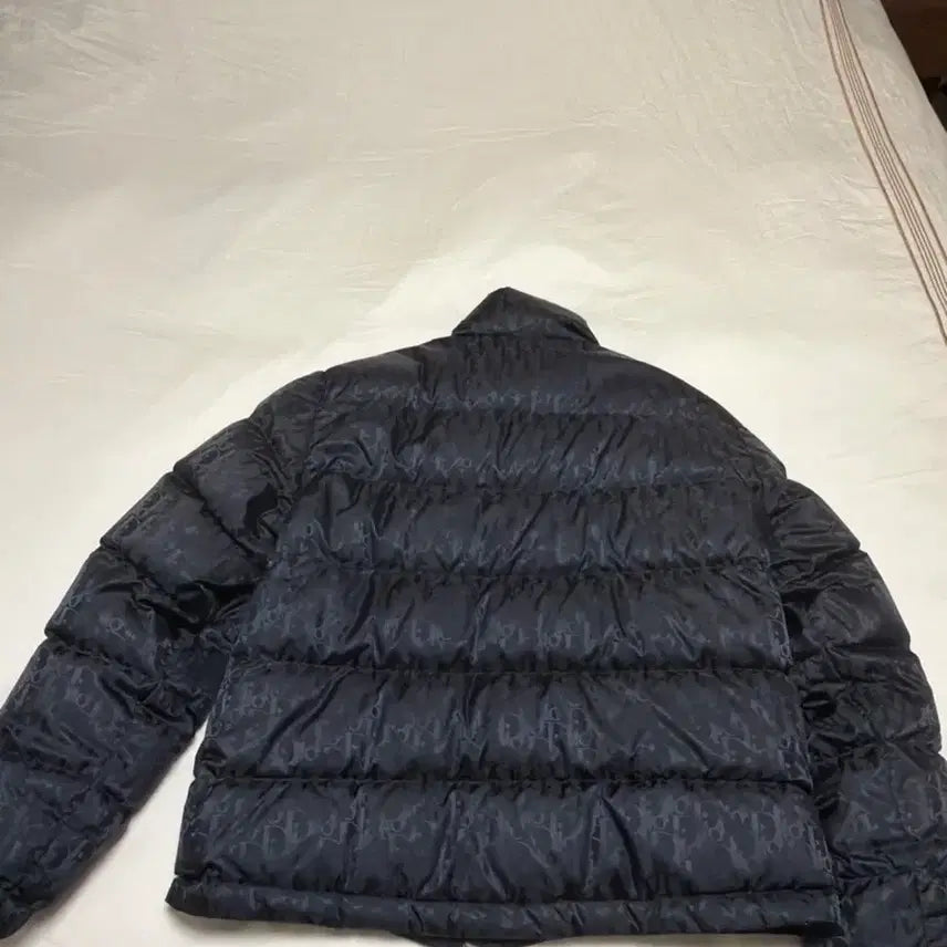 [BUNJANG] Dior Oblique Down Jacket Black Nylon Jacquard Padded [50] / 디올 오블리크 다운 자켓 블랙 나일론 자카드 패딩 [50]