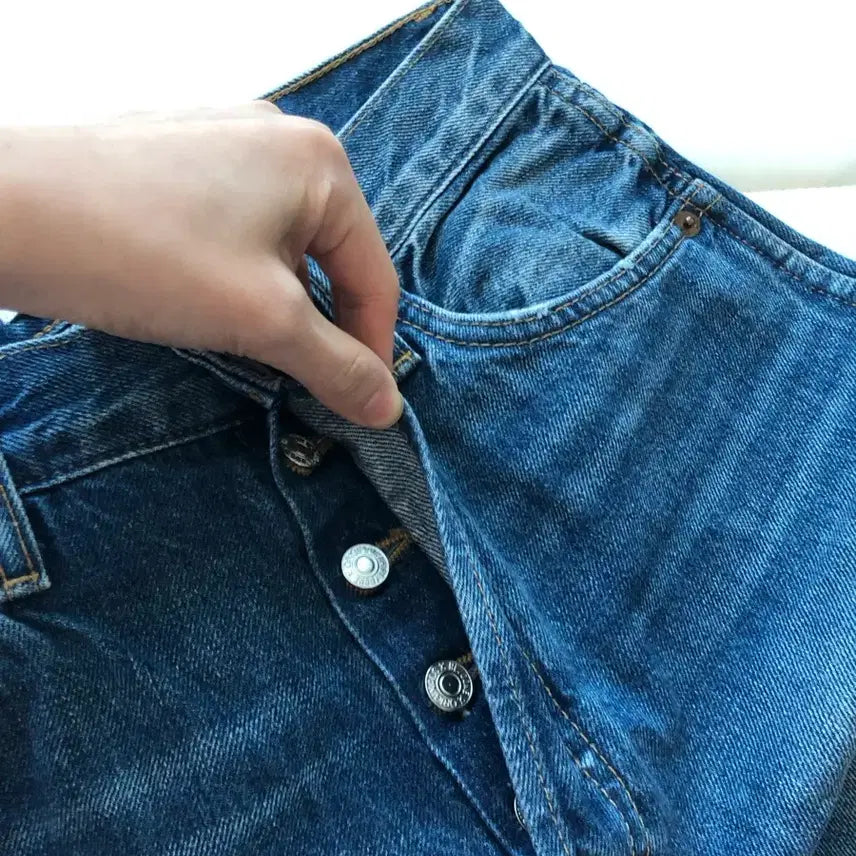 [BUNJANG] Redone Roll-Up Denim Jeans Pants / 리던 롤업 데님 청바지 진 팬츠 27 redone 정품
