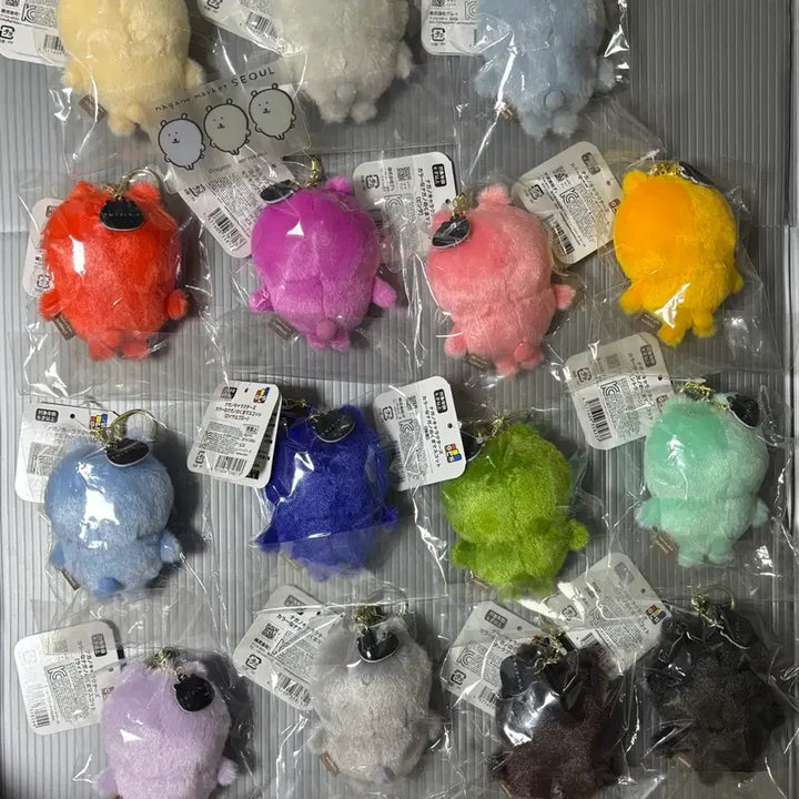 [BUNJANG] Nagano Market Pop-up Color Bear Nongdam Bear Bundle Set / 나가노마켓 성수 팝업 컬러곰 농담곰 일괄 판매 양도