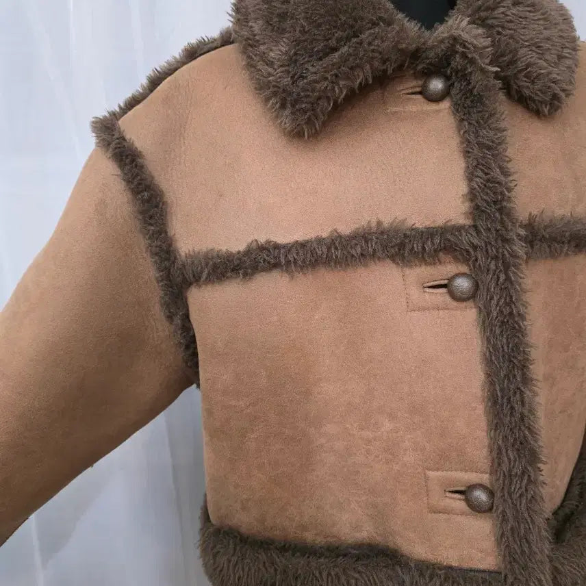 [BUNJANG] GROVE Reversible Fur Mouton Shearling Jacket / 새상품급) 그로브 리버시블 퍼 무스탕.시어링자켓