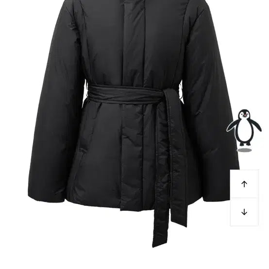 [BUNJANG] Ivana Helsinki Black Cashmere Down Coat / M 이바나헬싱키패딩 블랙패딩 벨트패딩 패딩코트 캐시미어패딩 오리털