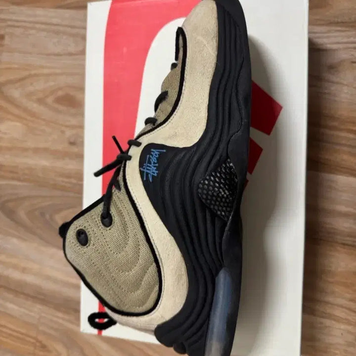 [BUNJANG] Nike x Stussy Air Penny 2 Rattan and Limestone Sneakers / 나이키x스투시 에어페니2  라탄 앤 라임스톤
