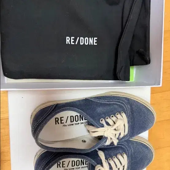 [BUNJANG] RE/DONE 70s Low Top Skate Denim / RE/DONE 70s 로우 탑 스케이트 데님 38