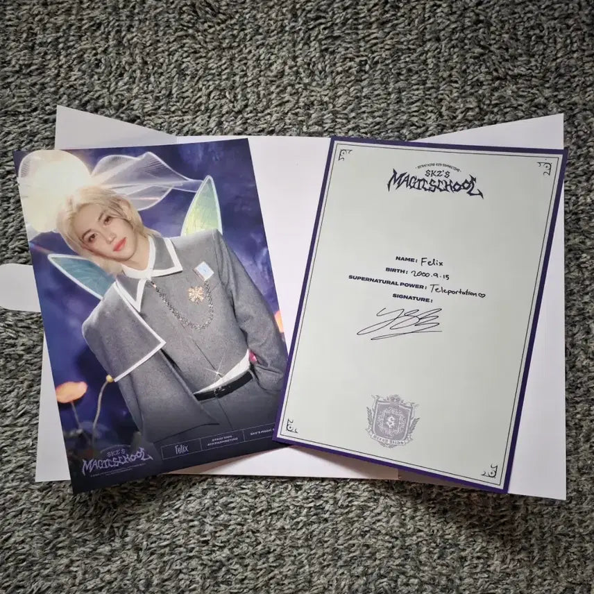 [BUNJANG] Stray Kids Felix Magic School Profile Poster Set / 스트레이키즈 필릭스 매직스쿨 프로필 포스터 세트