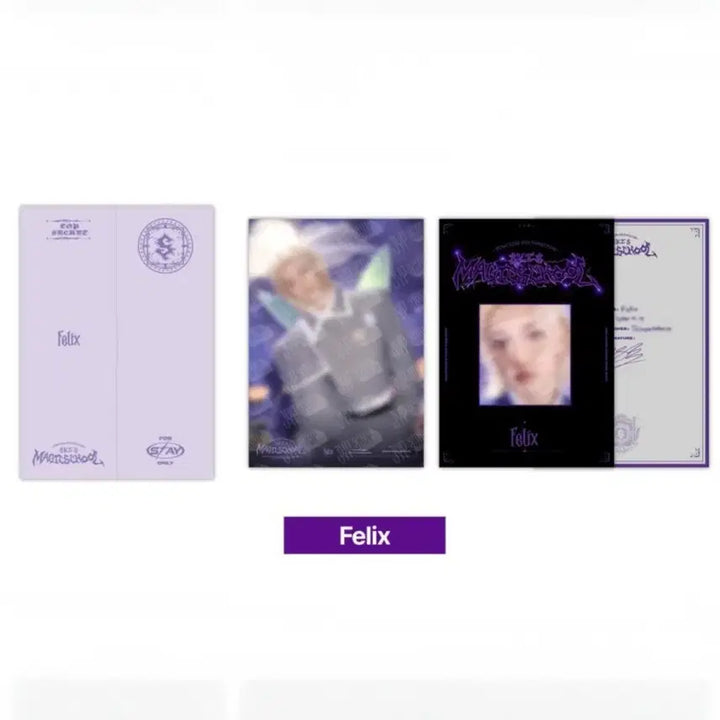 [BUNJANG] Stray Kids Felix Magic School Profile Poster Set / 스트레이키즈 필릭스 매직스쿨 프로필 포스터 세트