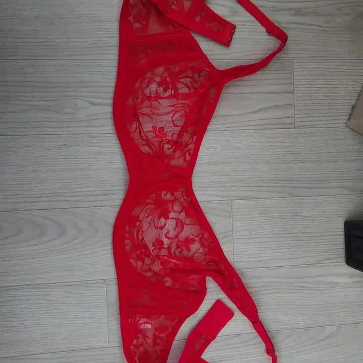 [BUNJANG] Red Lace Bra / 레드 레이스 브라