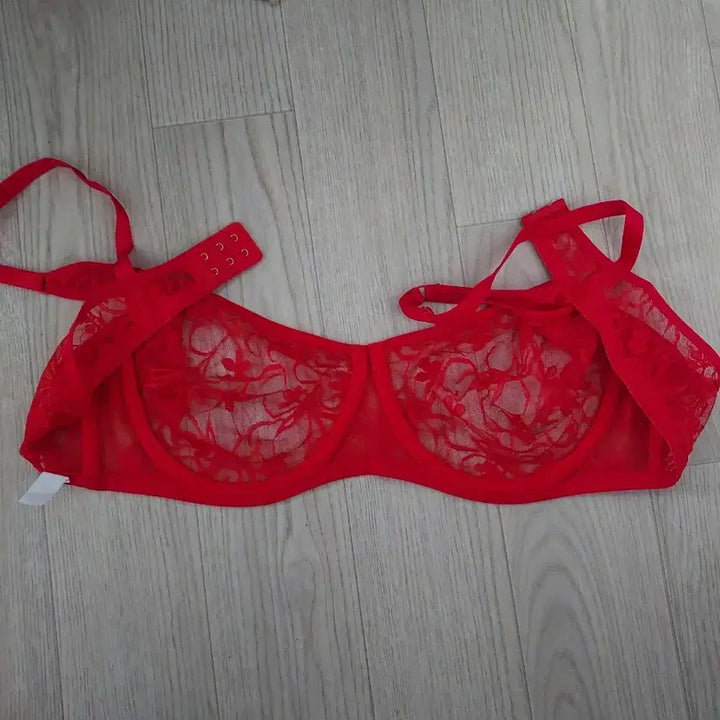 [BUNJANG] Red Lace Bra / 레드 레이스 브라