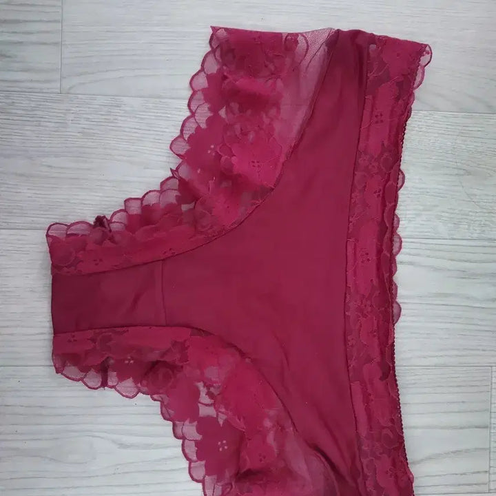 [BUNJANG] Lace Women's Panties Burgundy / 레이스 여성 팬티 버건디