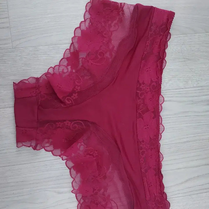 [BUNJANG] Lace Women's Panties Burgundy / 레이스 여성 팬티 버건디