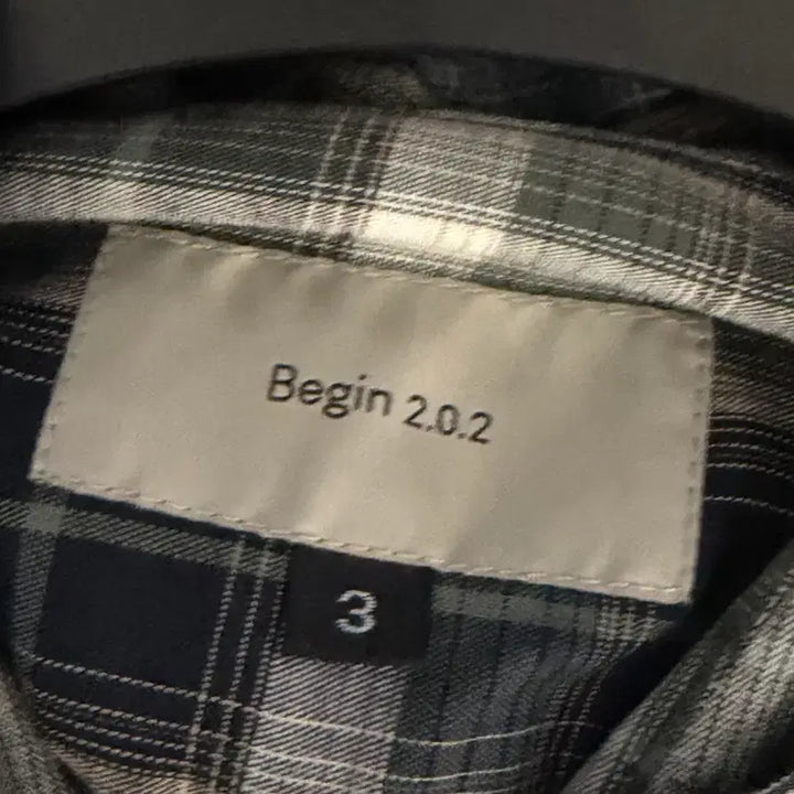 [BUNJANG] Begin202 Rayon Ombre Check Shirt / 비긴202 레이온 옴브레 체크 셔츠 3 판매합니다.