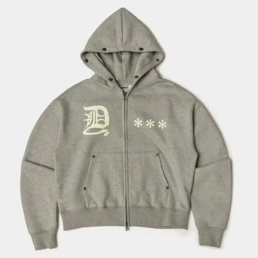 [BUNJANG] Amou Grey Fur Hoodie (Size 2) / 아모우 그레이 퍼 후드집업 (2사이즈)