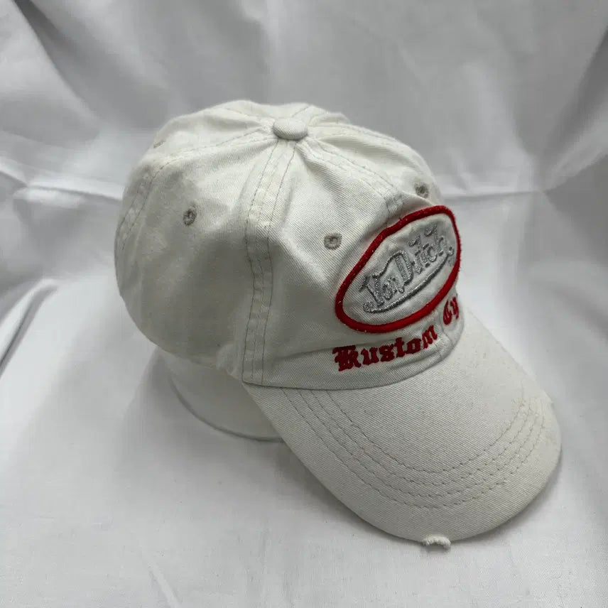 [BUNJANG] OS Bonjurch Y2K Distressed Ball Cap Hat / OS 본더치 y2k 디스트로이드 볼캡 모자