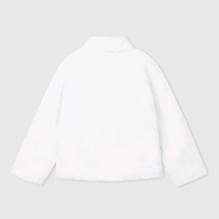 [BUNJANG] Spao Ivory Faux Fur Jacket (Size S) / 스파오 인조퍼 퍼자켓 아이보리 M