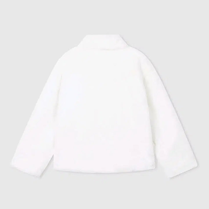 [BUNJANG] Spao Ivory Faux Fur Jacket (Size S) / 스파오 인조퍼 퍼자켓 아이보리 M