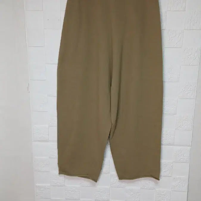 [BUNJANG] Knit 배기 Pants / 새상품)쑥색 니트 배기 바지