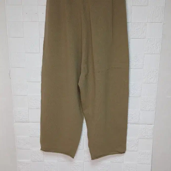 [BUNJANG] Knit 배기 Pants / 새상품)쑥색 니트 배기 바지