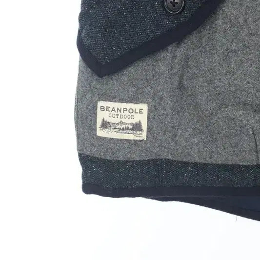 [BUNJANG] Beanpole Men's Silk Wool Blend Patchwork Vest / 빈폴 (MEN - M) 실크 울 블렌드 패치워크 조끼