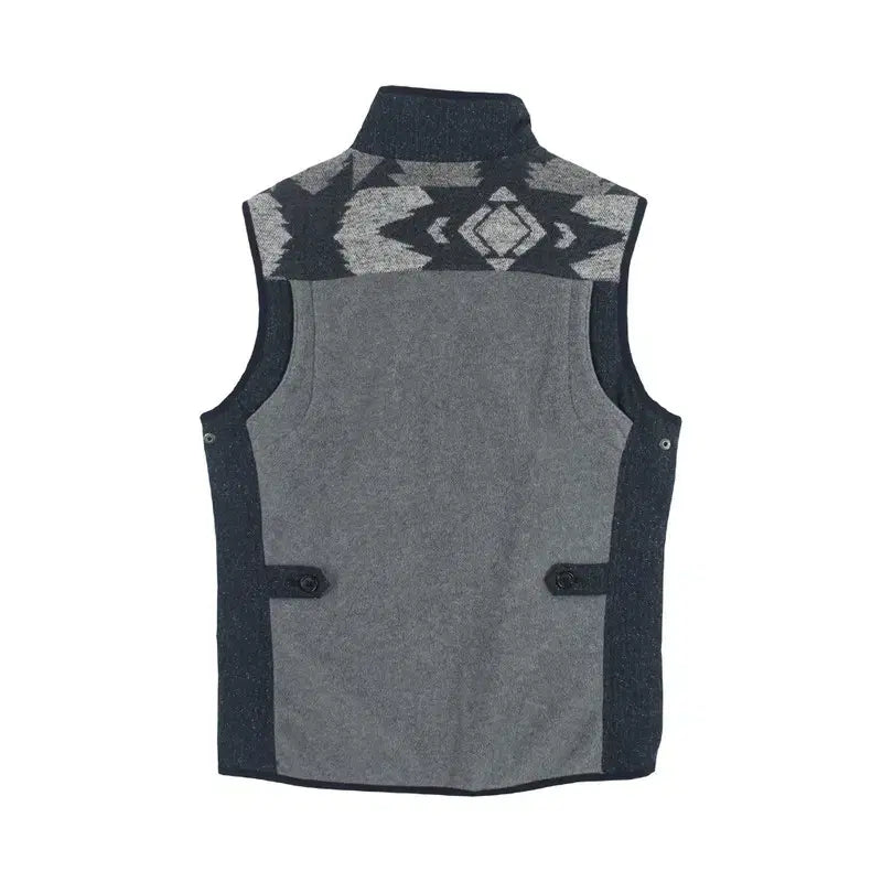 [BUNJANG] Beanpole Men's Silk Wool Blend Patchwork Vest / 빈폴 (MEN - M) 실크 울 블렌드 패치워크 조끼