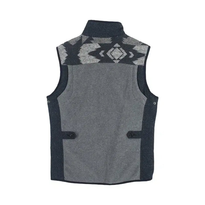[BUNJANG] Beanpole Men's Silk Wool Blend Patchwork Vest / 빈폴 (MEN - M) 실크 울 블렌드 패치워크 조끼