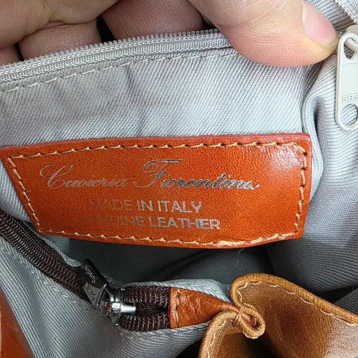 [BUNJANG] Cuoieria Fiorentina Leather Shoulder Backpack / 이태리 쿠오에리아 피오렌티나 숄더겸 백팩