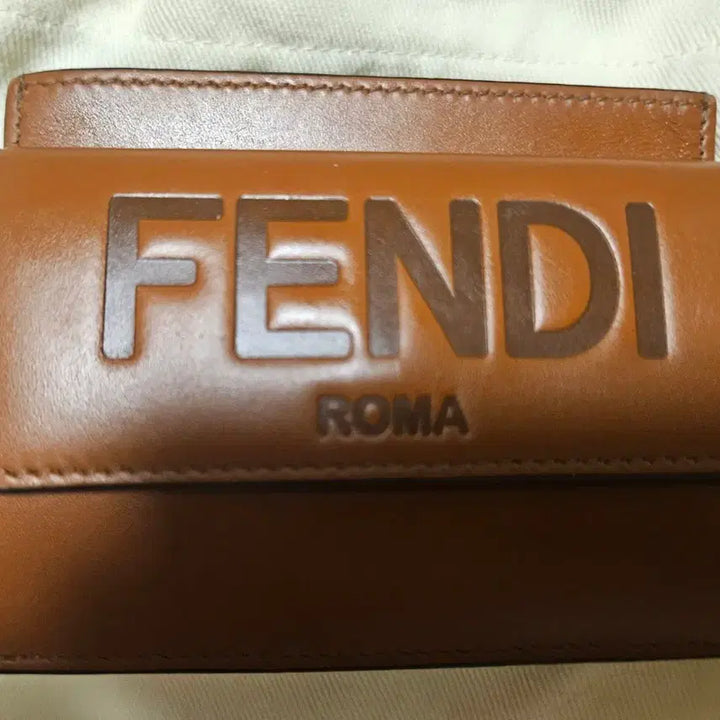 [BUNJANG] Fendi Roma Card Wallet (Brown) / 펜디 로마 카드 지갑 (브라운)