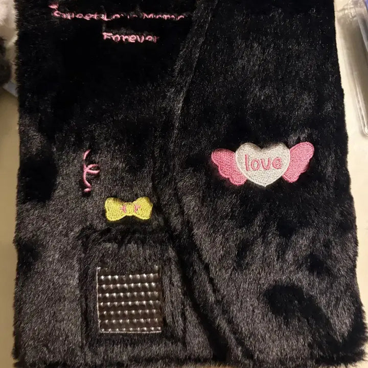 [BUNJANG] Black Fur Binder / 블랙 털 바인더