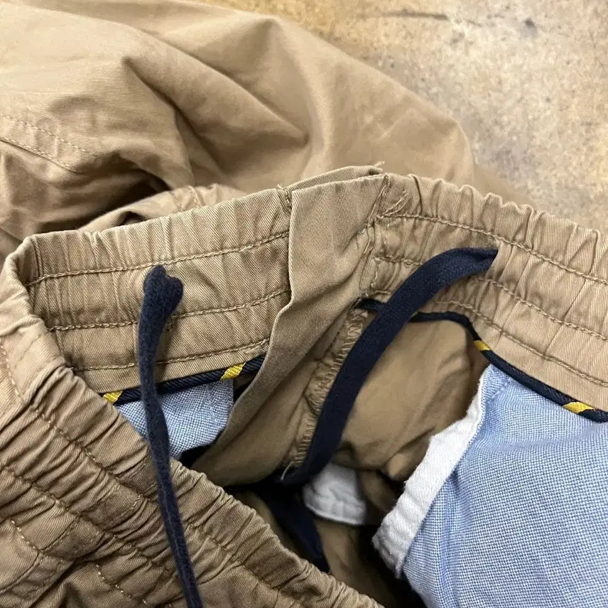 [BUNJANG] Polo Ralph Lauren Beige Cotton Training Pants / [정품/M] 폴로 랄프로렌 베이지색 면 트레이닝 바지