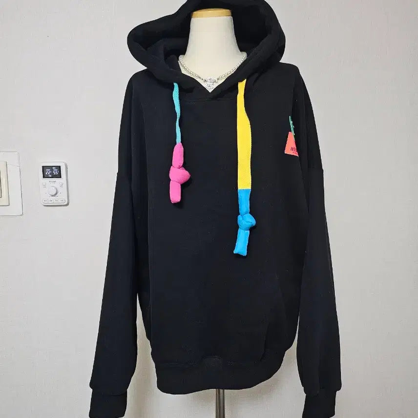 [BUNJANG] Oversized Teddy Bear Hooded Sweatshirt / 빅사이즈 오버핏 어부바 곰돌이 후드티 새상품