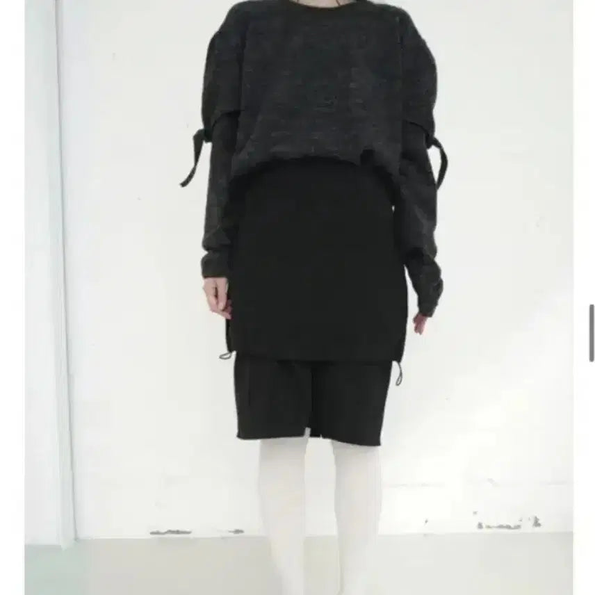 [BUNJANG] Aftermonday Ribbon Knit Top / 애프터먼데이 리본 니트