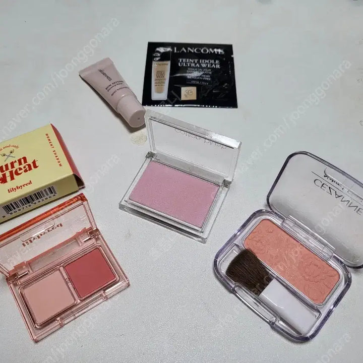 [BUNJANG] Lilybyred, Missha, Cezanne Makeup Set / [여리뽀용블러쉬세트] 뽀용 세잔느+미샤 블러셔+릴리바이레드 섀도우세트=
