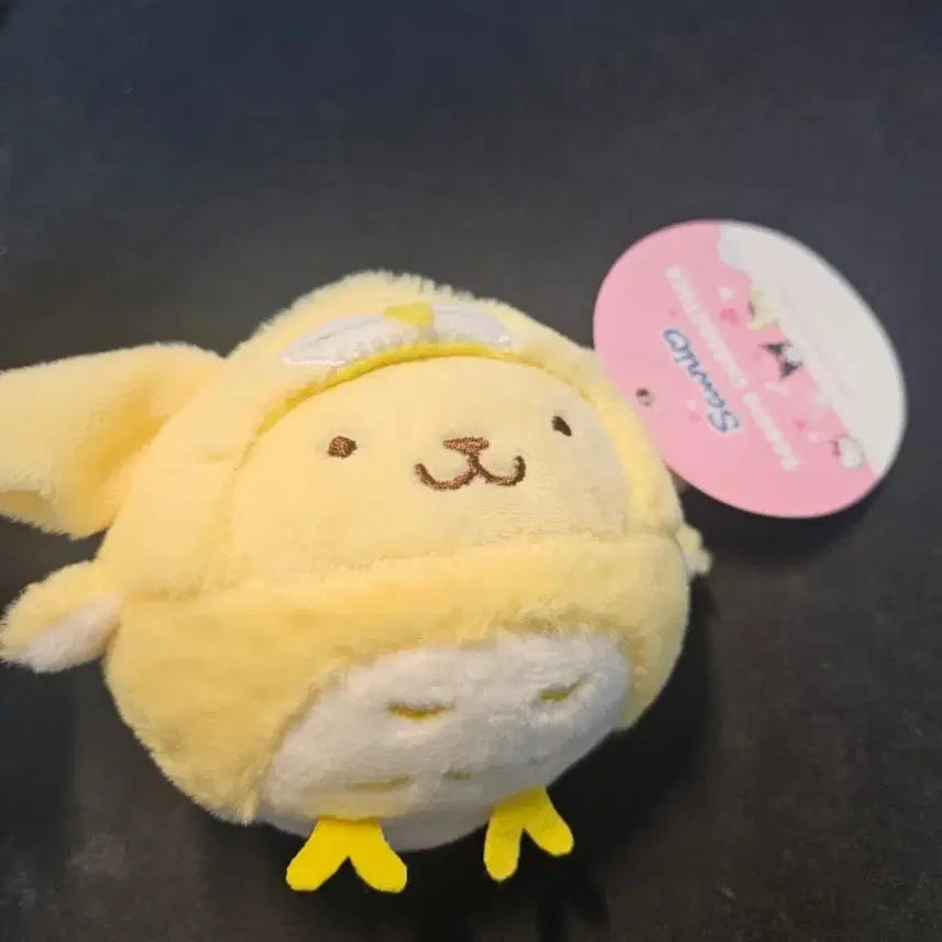 [BUNJANG] Sanrio Pompompurin Owl Costume Keyring / 산리오 폼폼푸린 키링(스티커 추가증정!)