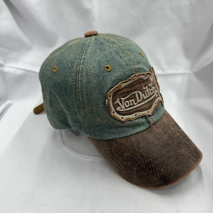 [BUNJANG] OS Bondage Y2K Denim Ball Cap Hat / OS 본더치 y2k 데님 볼캡 모자