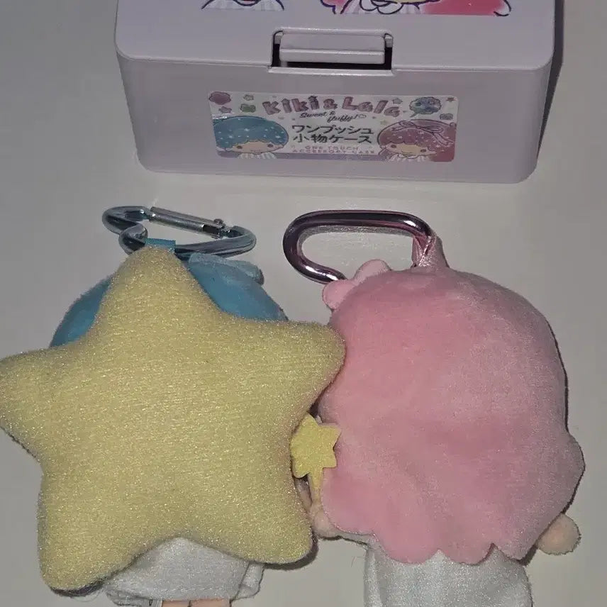 [BUNJANG] Twin Stars Carabiner Mascot Bundle Set / 트윈스타 카라비너 인형 마스코트 2개 일괄 +덤