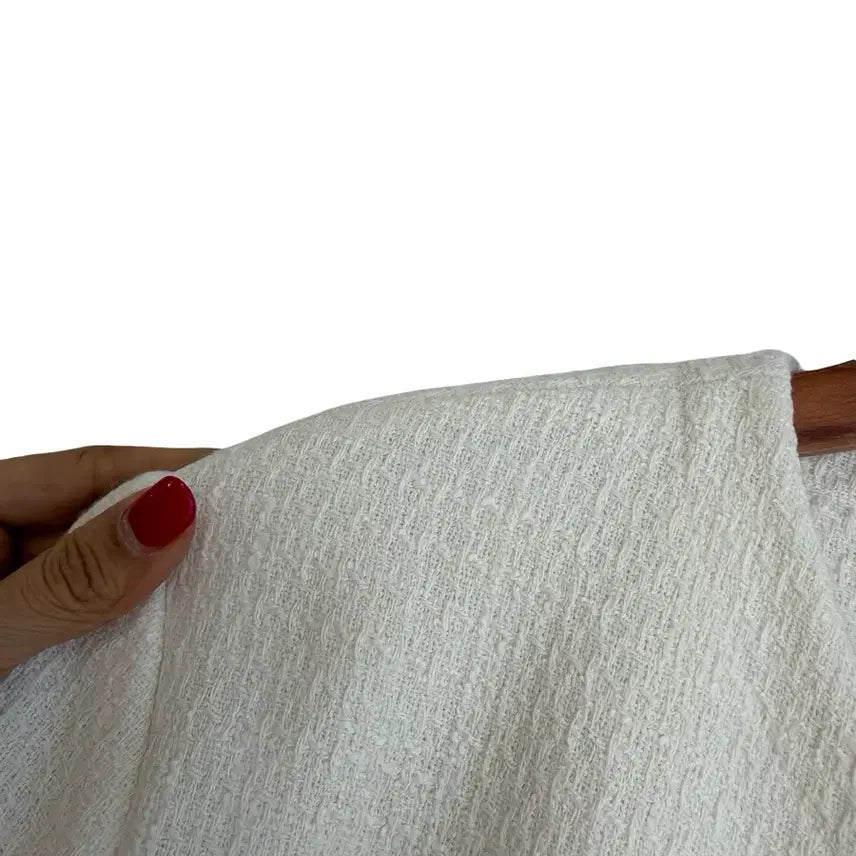 [BUNJANG] Tweed Jacket - Pure Ivory / 교신안함)트위드 자켓-퓨어아이보리/고퀄