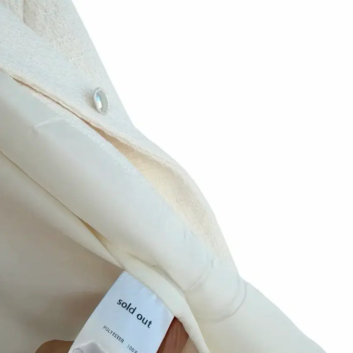 [BUNJANG] Tweed Jacket - Pure Ivory / 교신안함)트위드 자켓-퓨어아이보리/고퀄