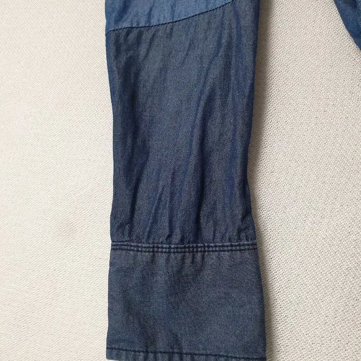 [BUNJANG] Diesel Patchwork Denim Shirt (Women's) / 디젤 패치워크 데님 셔츠 남방 여성90