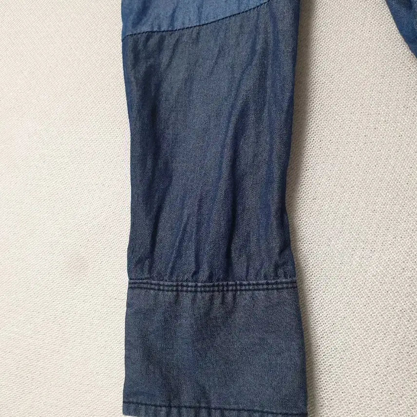 [BUNJANG] Diesel Patchwork Denim Shirt (Women's) / 디젤 패치워크 데님 셔츠 남방 여성90