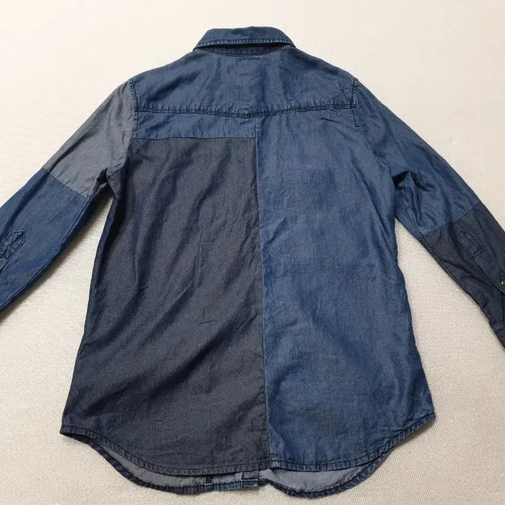 [BUNJANG] Diesel Patchwork Denim Shirt (Women's) / 디젤 패치워크 데님 셔츠 남방 여성90