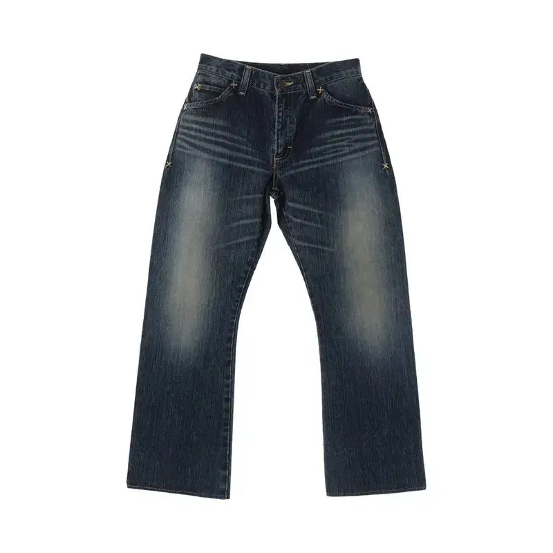 [BUNJANG] Lee (MEN - M) Cotton Poly Patch Logo Denim Pants / 리 (MEN - M) 코튼 폴리 패치 로고 데님 팬츠