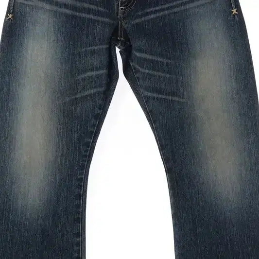 [BUNJANG] Lee (MEN - M) Cotton Poly Patch Logo Denim Pants / 리 (MEN - M) 코튼 폴리 패치 로고 데님 팬츠